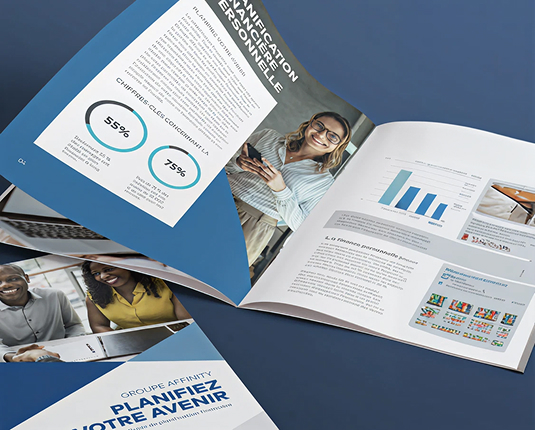 Différentes brochures