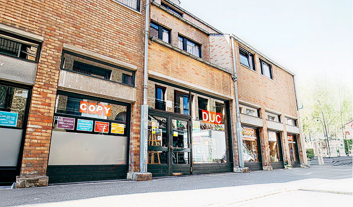 Façade du magasin de Louvain-La-Neuve